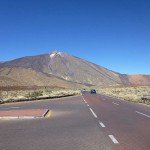 Ausfahre bei dem Hotel nahe El Teide