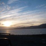 Sonnenuntergang in Ushuaia.
