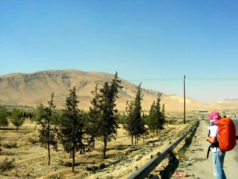 Vor den libanesischen Bergen in Syrien.